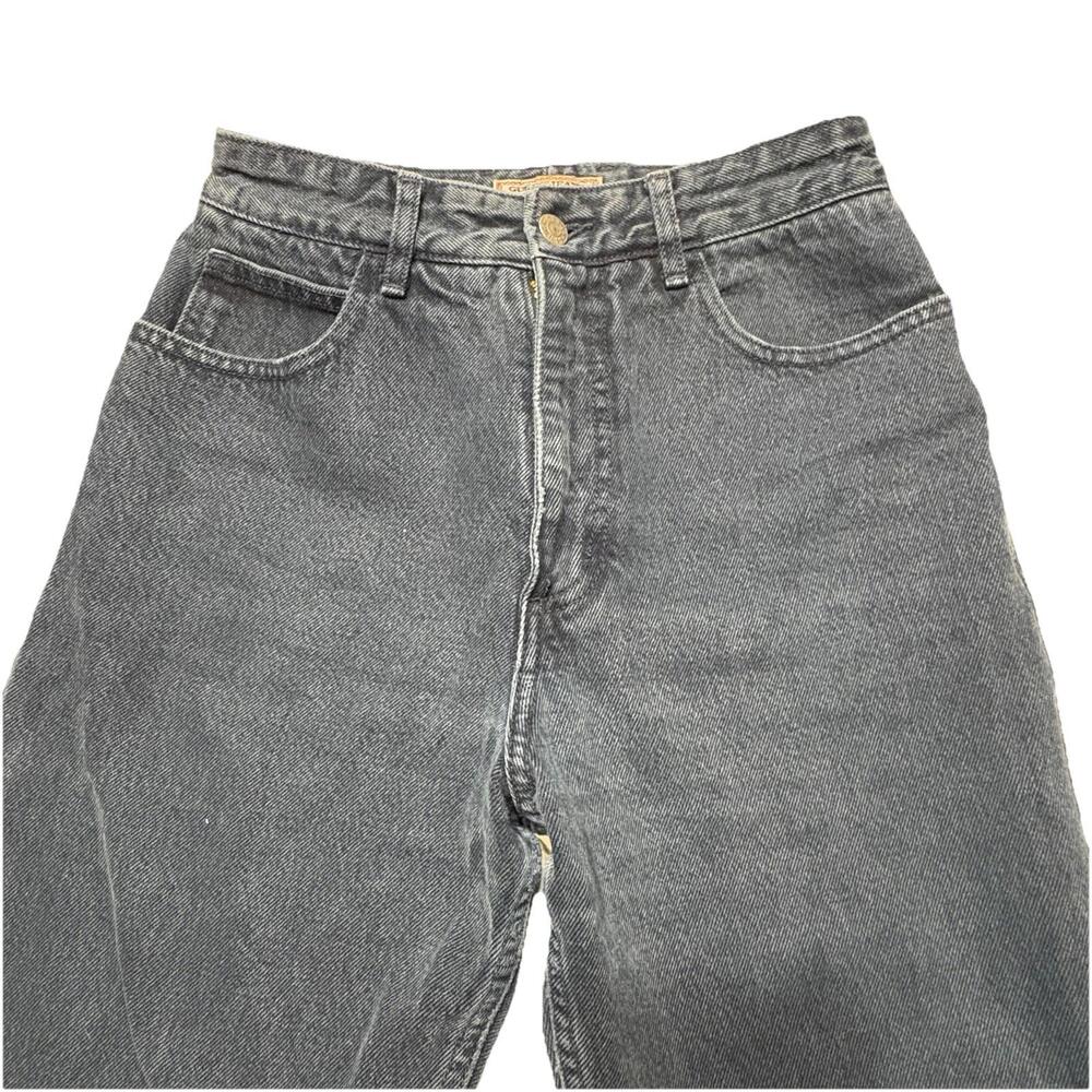 Vtg GUESS Style 1060 Dark Wash High Waisted Tapered Denim Jeans RARE Size-28 - Picture 3 of 12